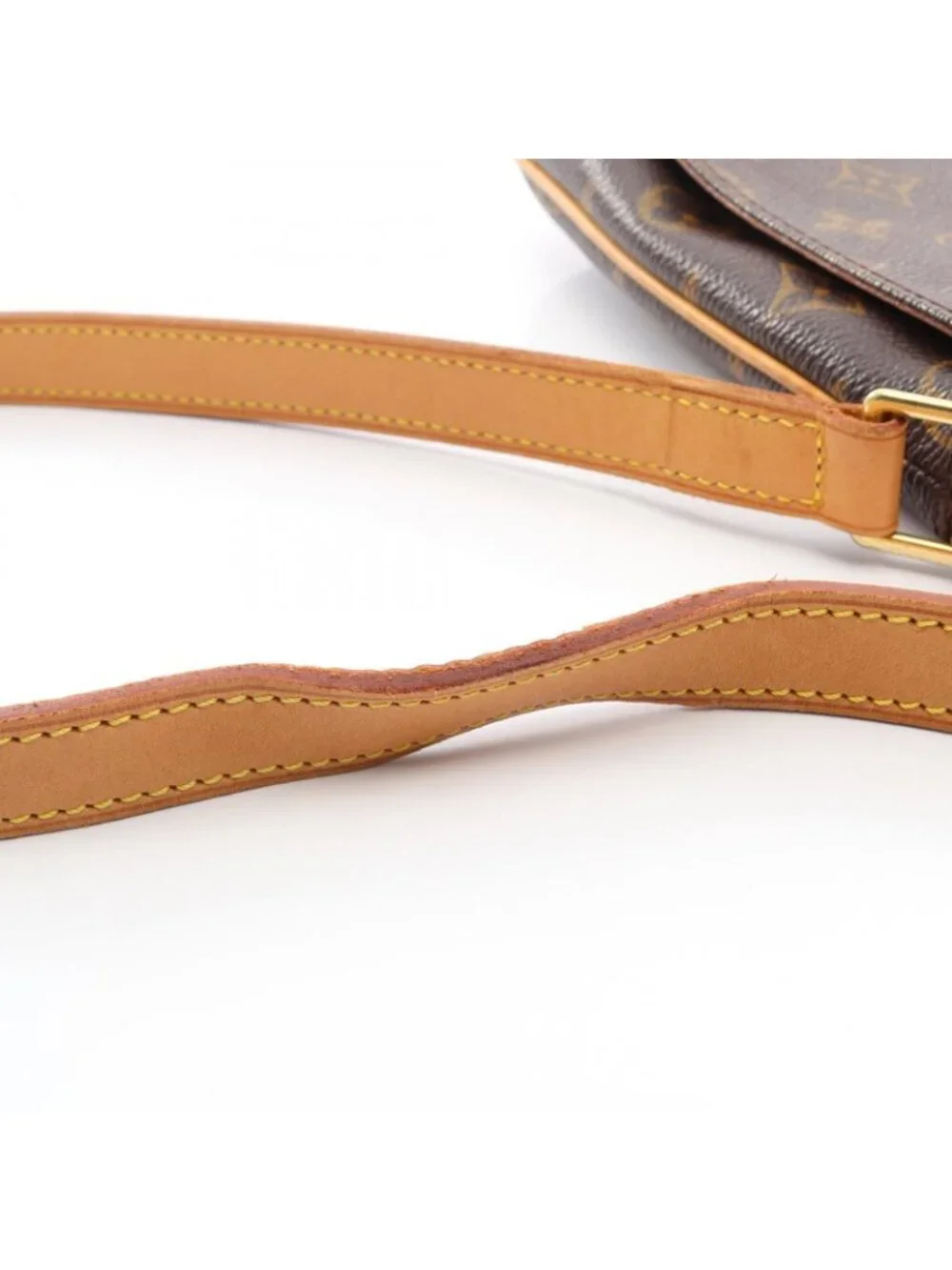 Louis Vuitton Shoulder Bag Musette Tango Long Strap Monogram Canvas Leather